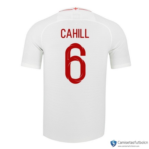 Camiseta Seleccion Inglaterra Primera equipo Cahill 2018 Blanco